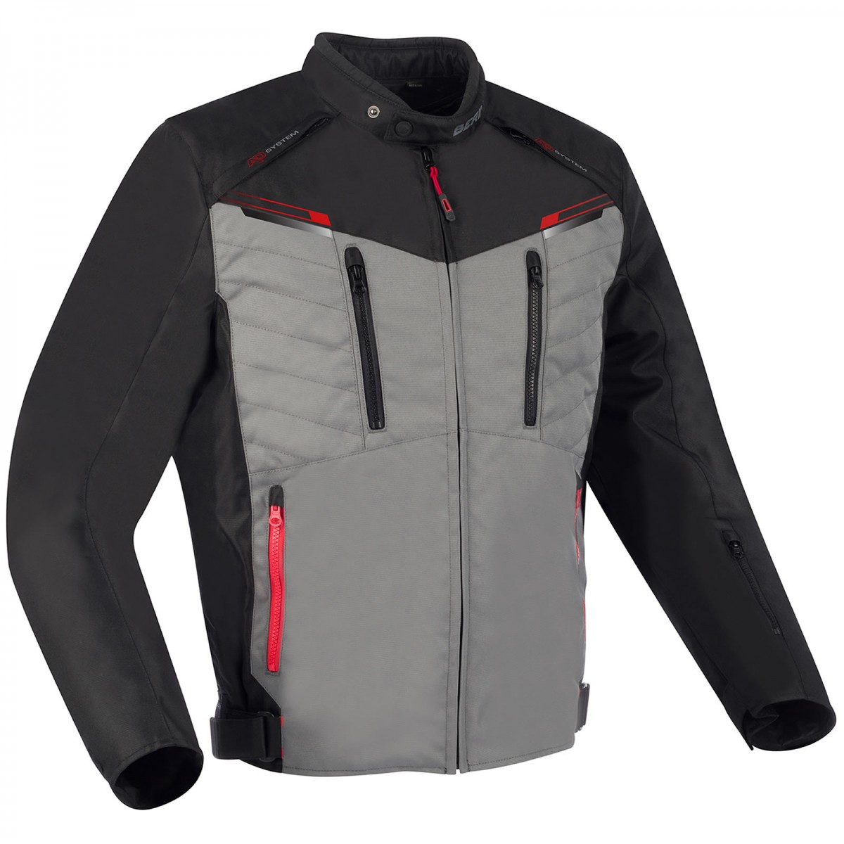 Bering Otago Schwarz Grau Jacke Größe 4XL Bering 
                                3660815161708 
                                BTB1448_4XL 