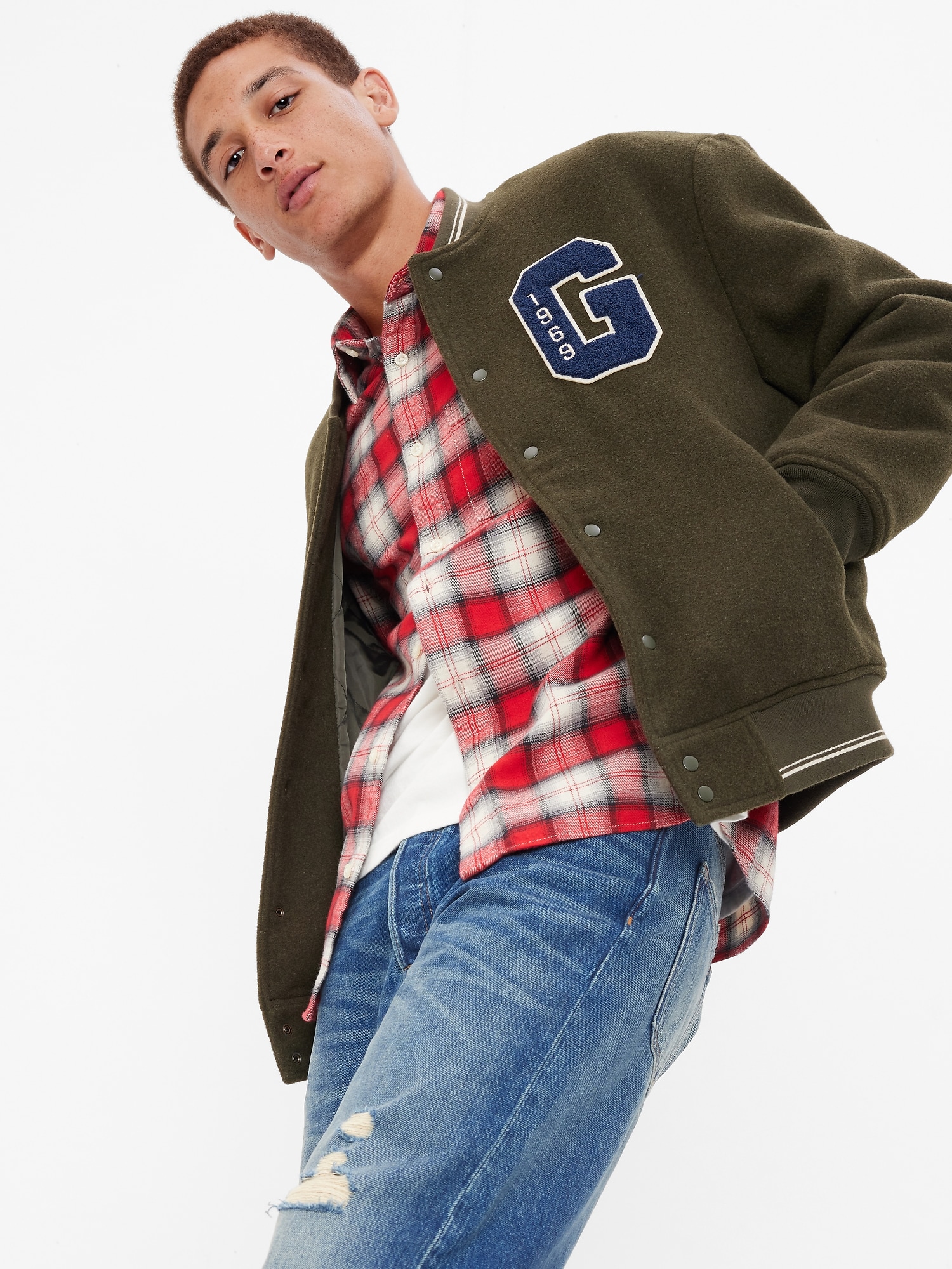 GAP Wool Bomber - Mens GAP 
                                 
                                427355-00 