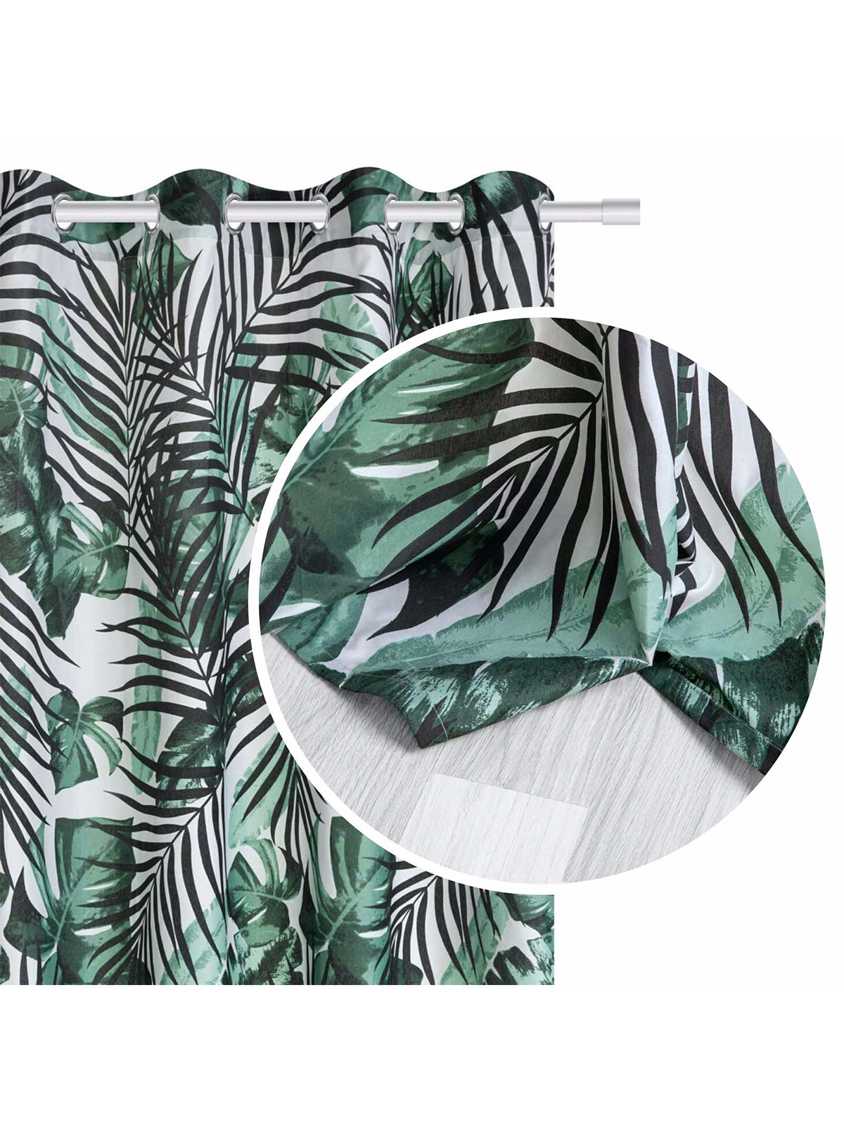 Edoti Curtain Jungle 140x250 A739 Edoti 
                                5903068813924 
                                A739/green_24802 
