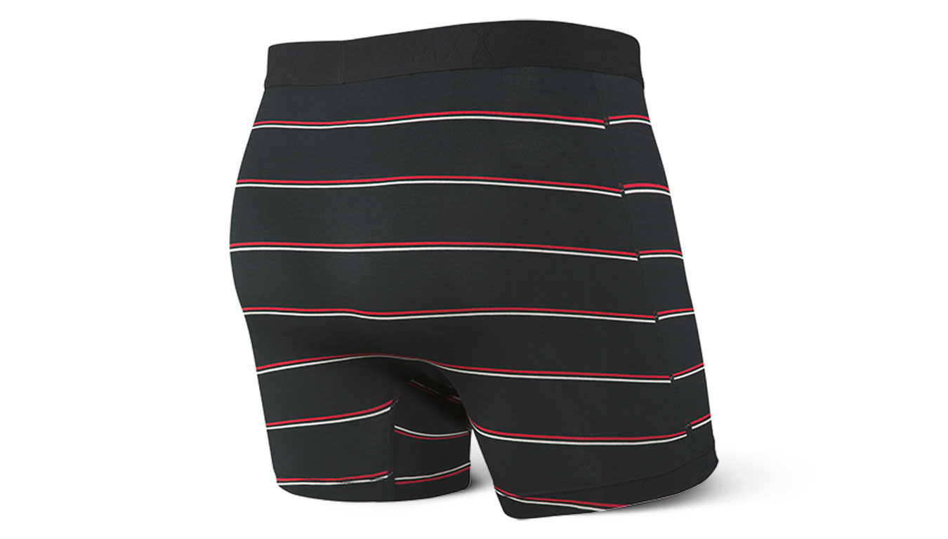 Saxx Vibe 2 Pack Boxer Brief Gray Shallow Stripe Saxx 
                                 
                                SXPP2VGSS 