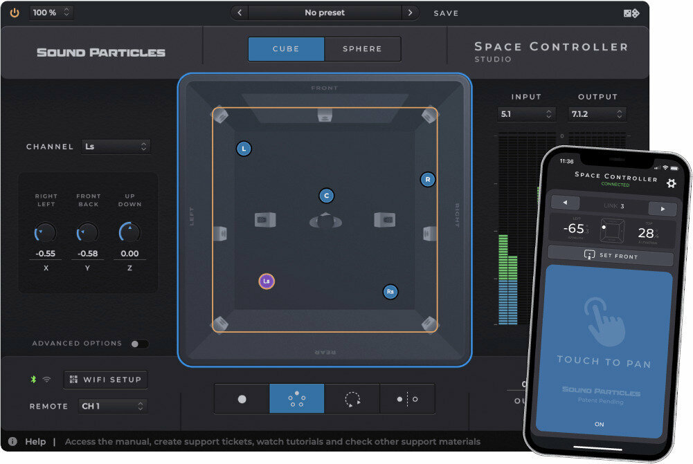 Sound Particles Space Controller Studio (Digital product) Sound Particles 
                                 
                                1342-1012 