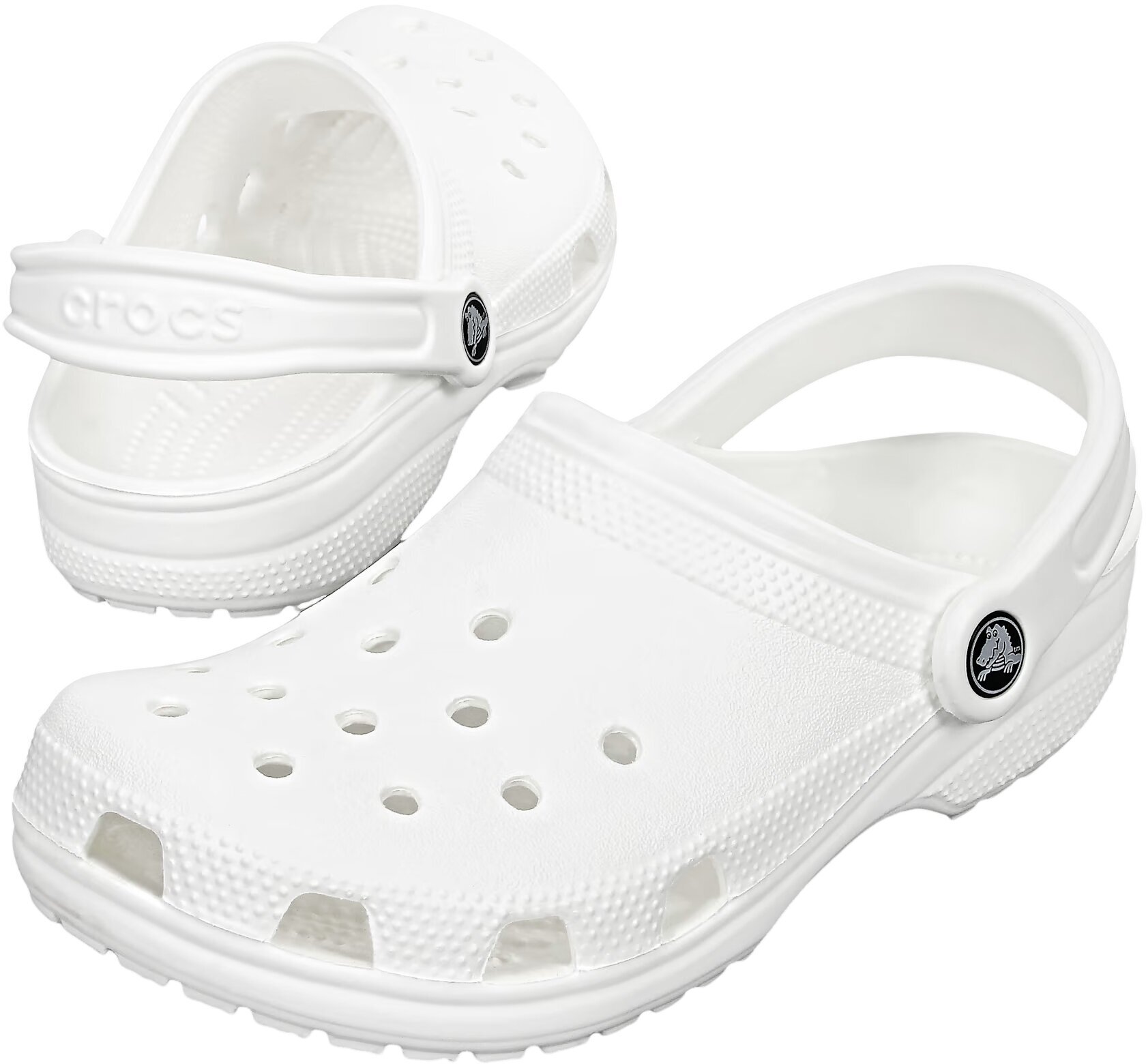 Crocs Classic Clog Sandals White 43-44 Crocs 
                                883503185661 
                                10001-100-M10W12 