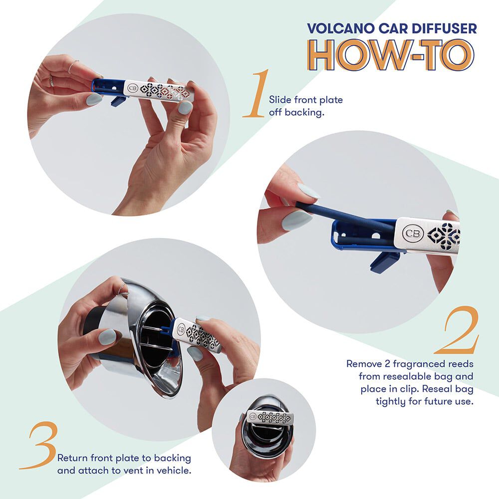 Car Diffuser Volcano | Capri Blue Capri Blue 
                                 
                                171762 