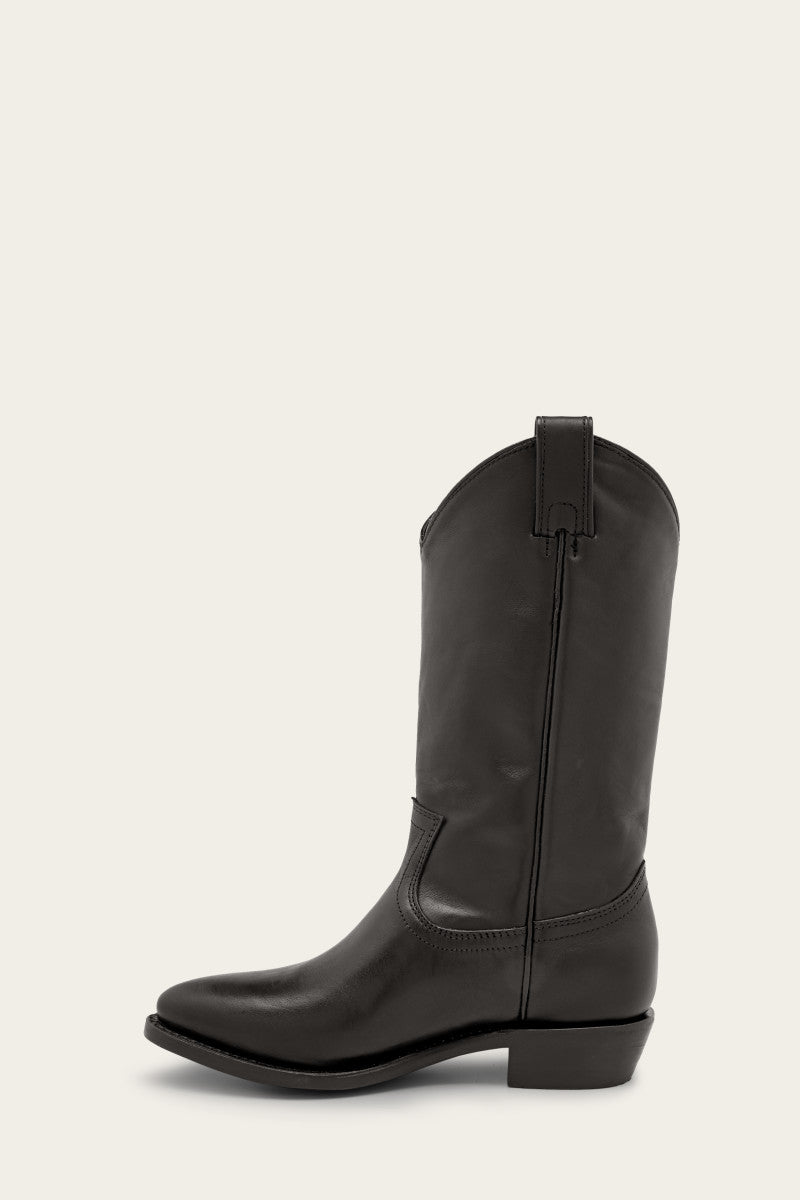 FRYE Billy Pull On Tall Boots in Black - Size 9 The Frye Company 
                                190918338057 
                                3470428-BLK-BLACK-9 