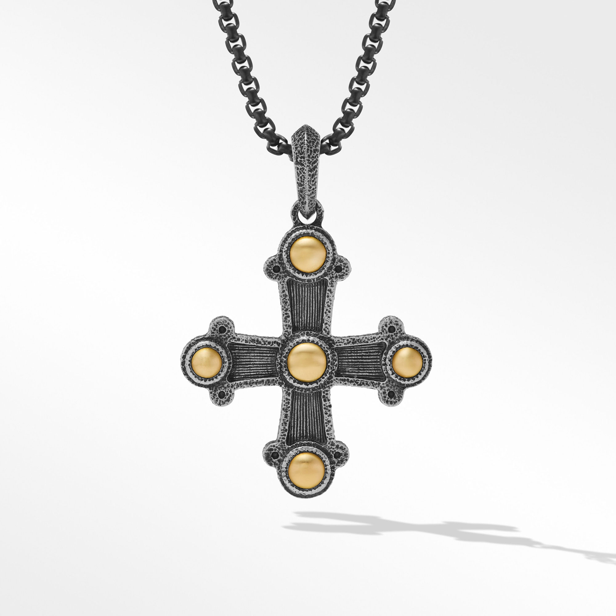 David Yurman Shipwreck Cross Amulet In Sterling Silver With 18k Yellow Gold David Yurman 
                                192740722462 
                                D15986MS8 