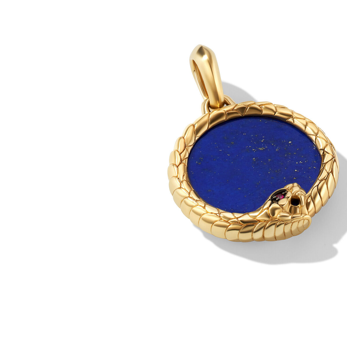 David Yurman Cairo Ouroboros Amulet in 18K Yellow Gold with Lapis and Ruby David Yurman 
                                192740779022 
                                D25844M88DLARU 