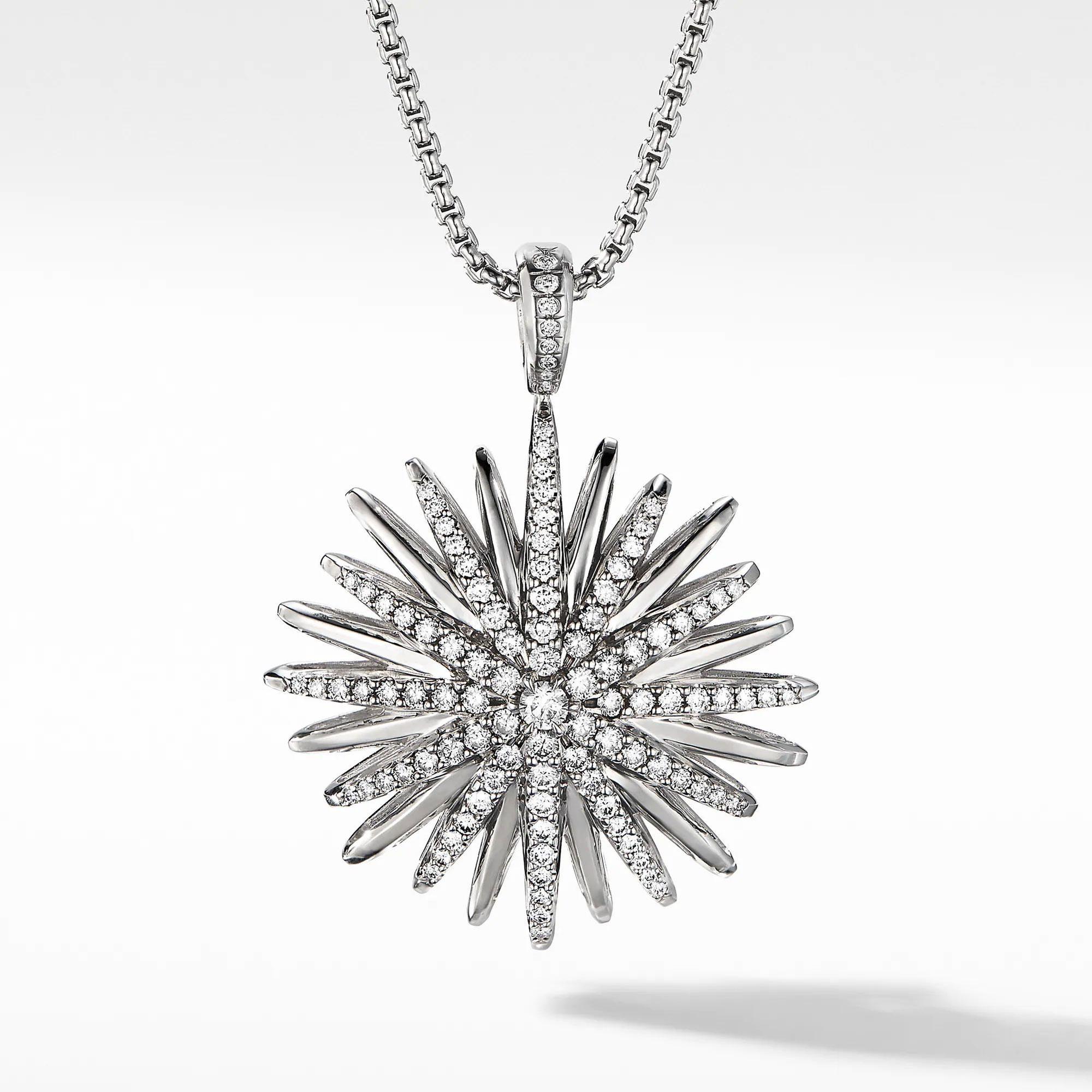 David Yurman Starburst Pendant with Diamonds David Yurman 
                                192740899065 
                                N16532DSSADI18 