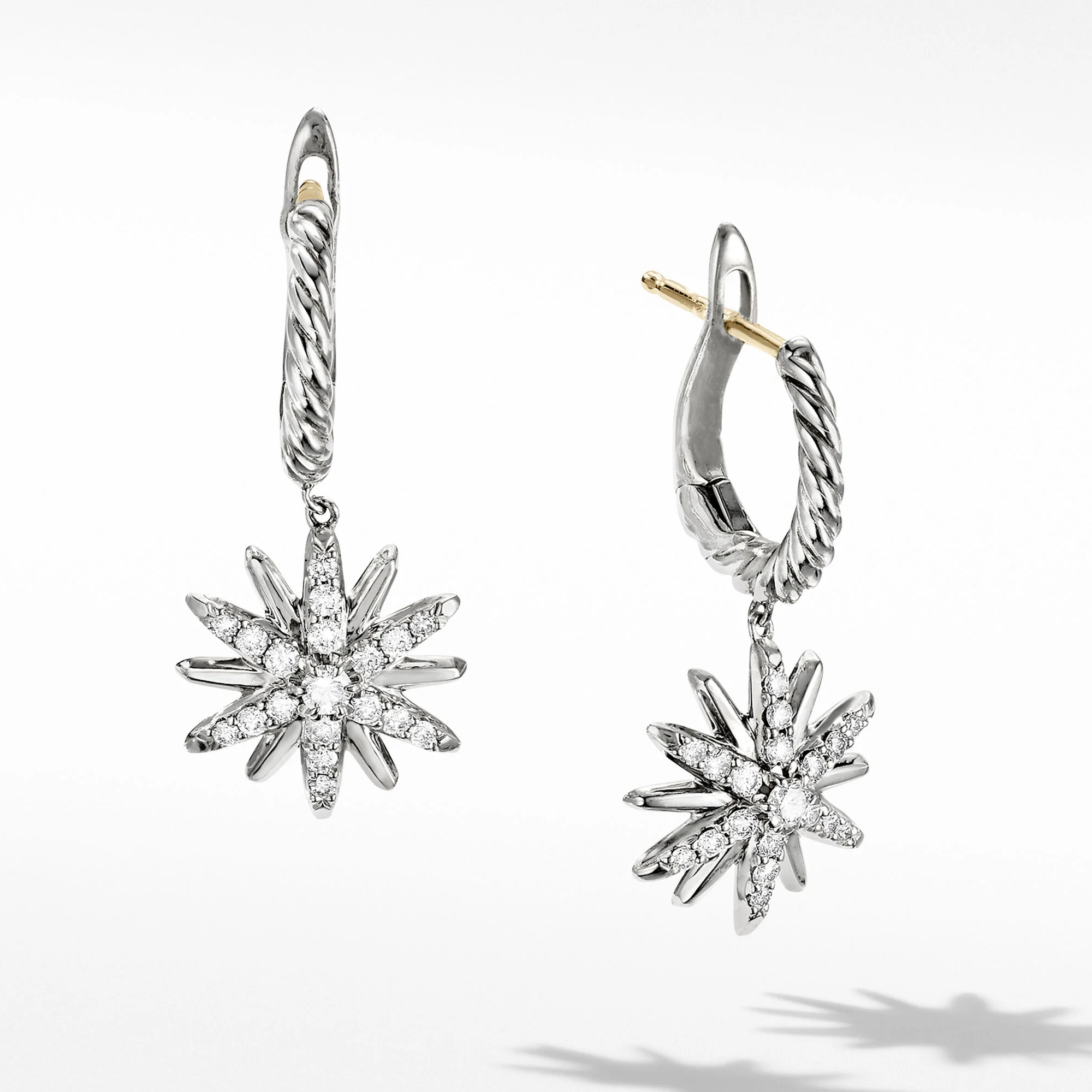David Yurman Starburst Drop Earrings with Pave Diamonds David Yurman 
                                192740899201 
                                E16434DSSADI 