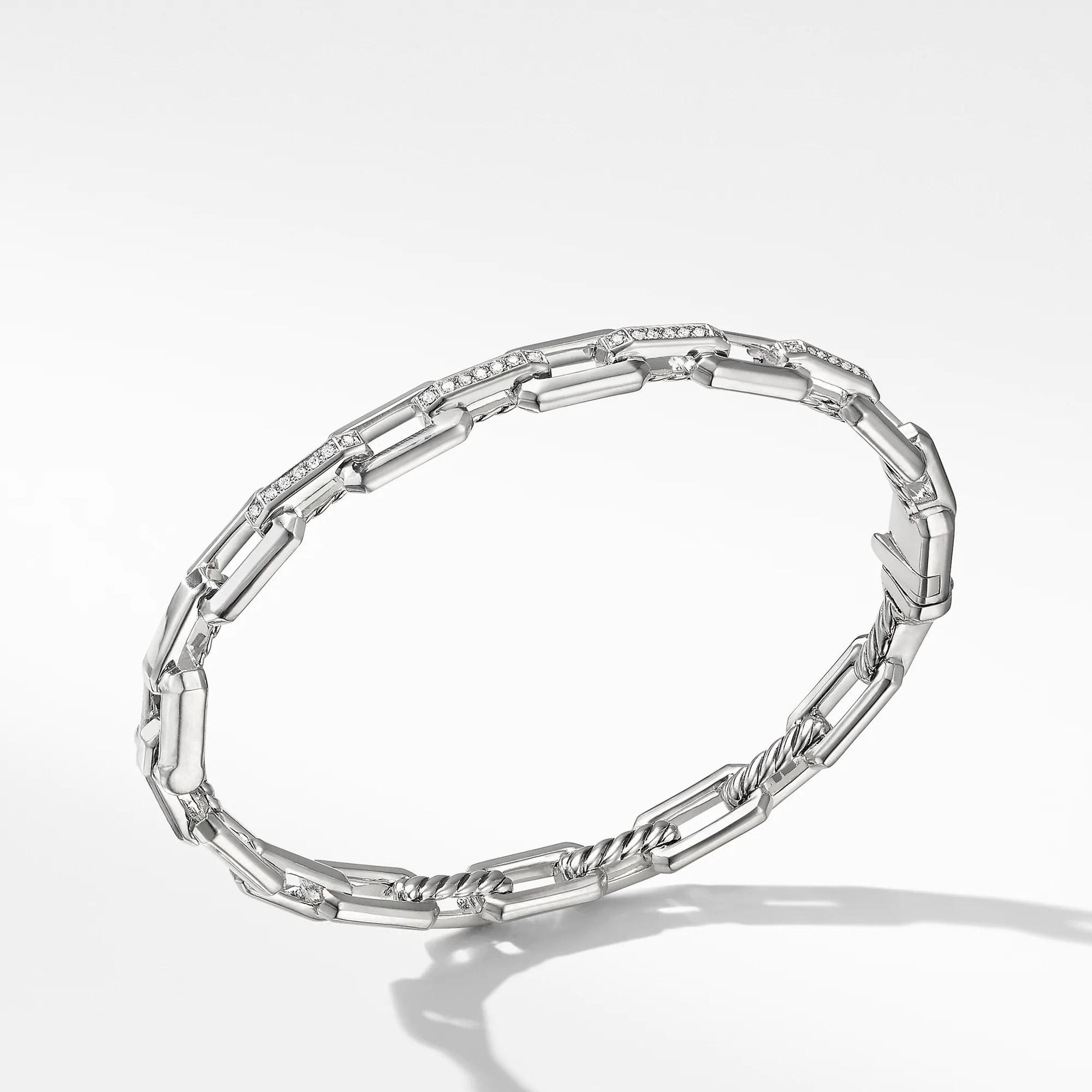 David Yurman Stax Link Bracelet with Diamonds - Small David Yurman 
                                192740956485 
                                B14525DSSADIS 