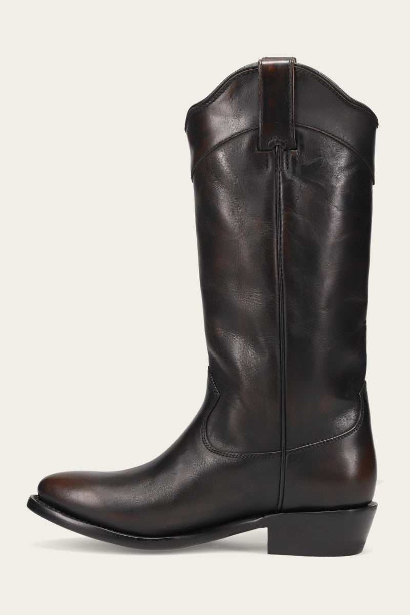 FRYE Billy Daisy Pull On Western Boots in Black - Size 11 The Frye Company 
                                196485092354 
                                FR40561-BLAC-BLACK-11 