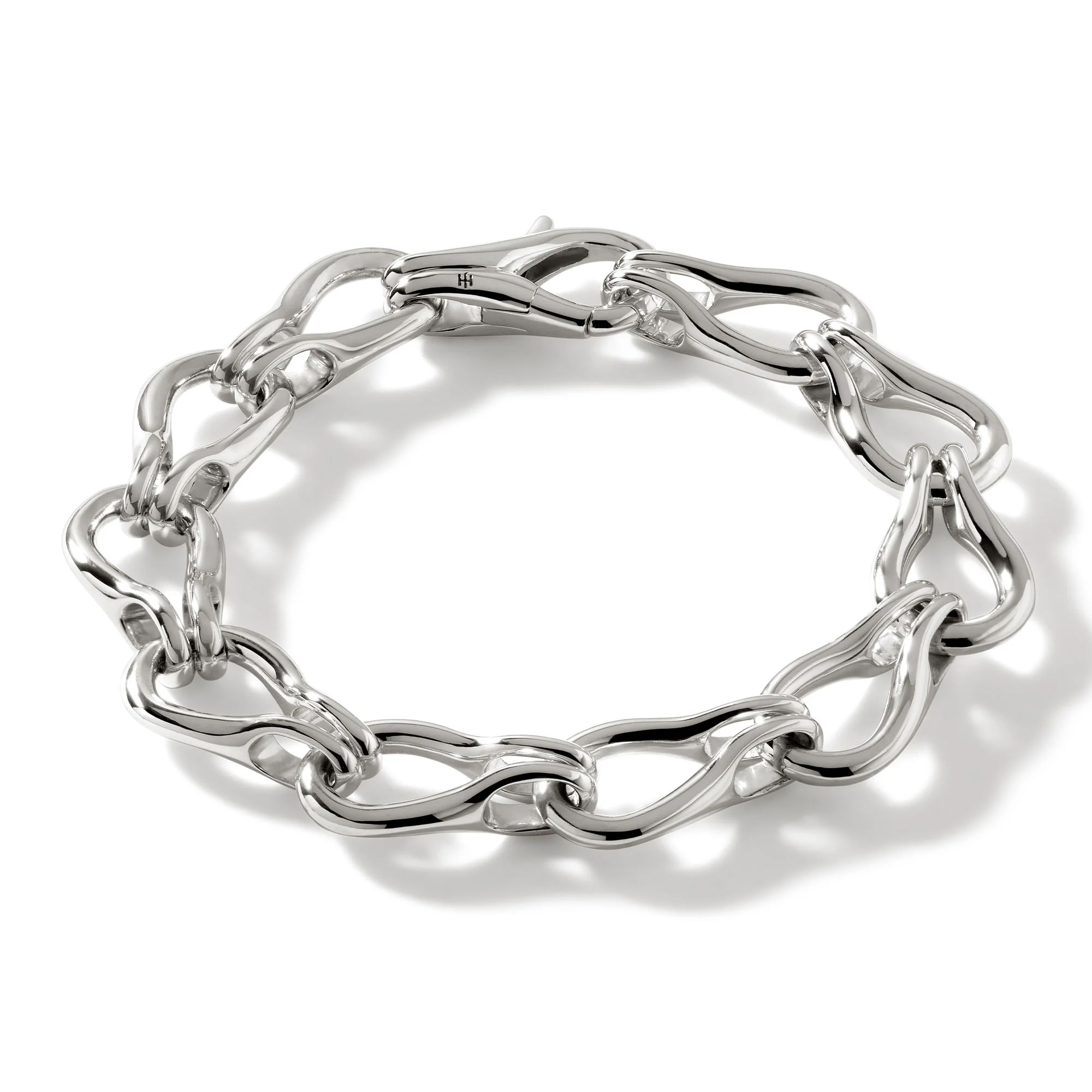 John Hardy Surf Sterling Silver 23mm Chain Link Bracelet - Small John Hardy 
                                8254292490427 
                                BU901087XUS 