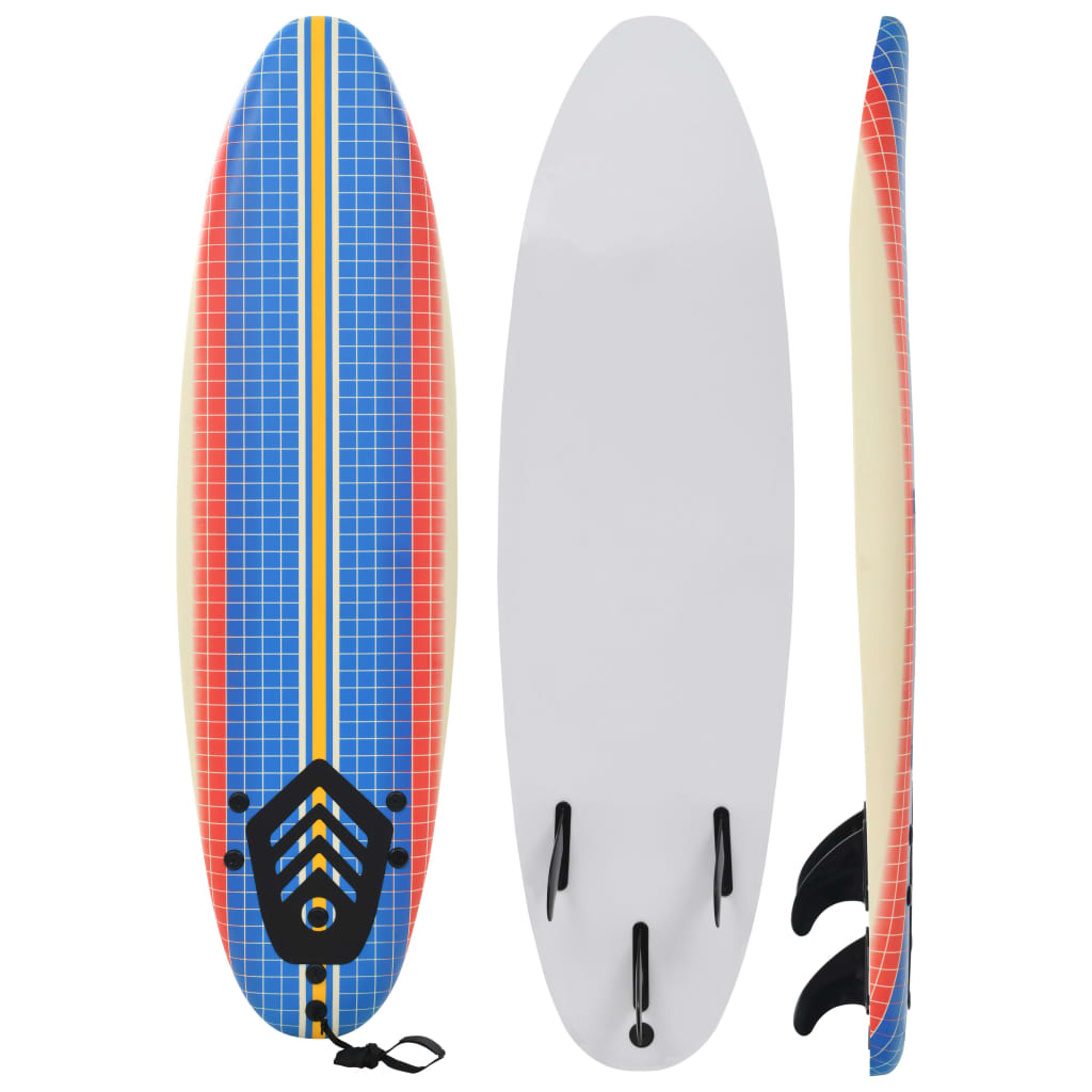 vidaXL Surfboard 66.9" Mosaic vidaXL 
                                8718475704058 
                                91686 