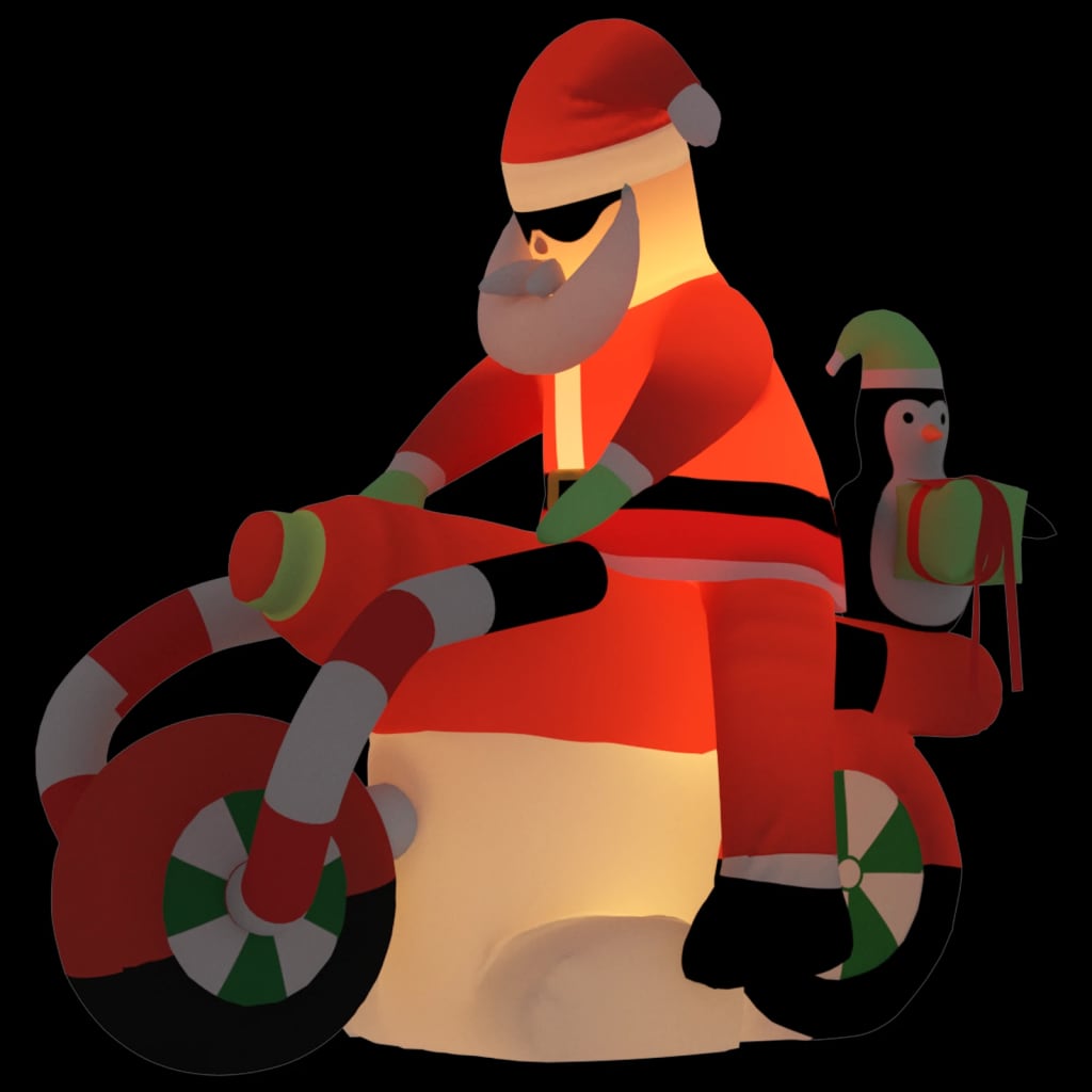 vidaXL Christmas Inflatable Santa on Motorcycle LED 62.2" vidaXL 
                                8720287156901 
                                345304 