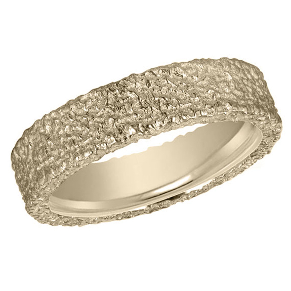 Textured Yellow Gold Band | 5mm | Size 8 REEDS 
                                 
                                RD-N17471-FY-8 