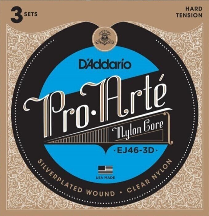 D'Addario EJ46-3D Cordes nylon D'Addario 
                                19954954376 
                                EJ46-3D 