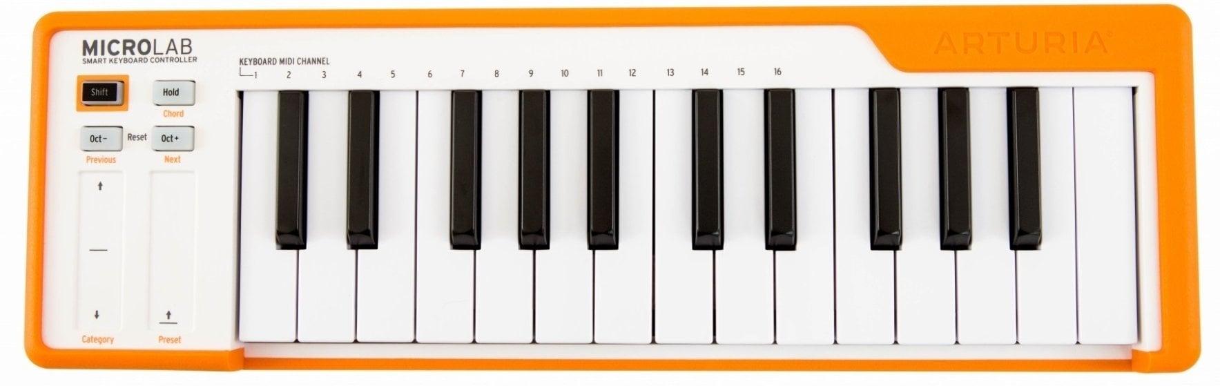 Arturia Microlab Clavier MIDI Orange Arturia 
                                3760033531434 
                                MICROLAB-OR 