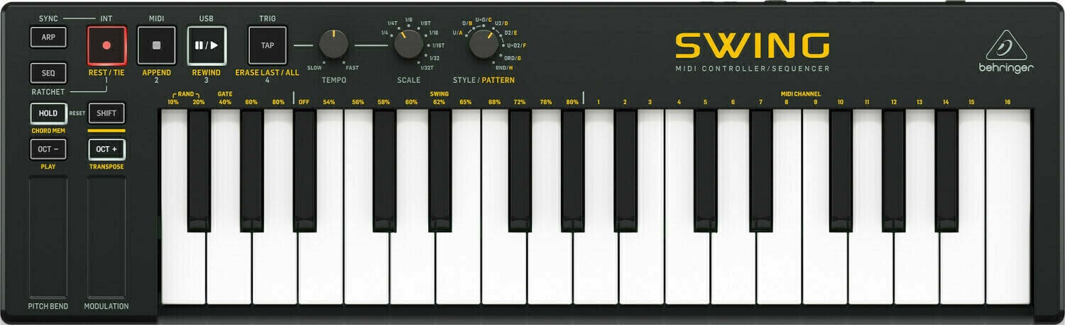 Behringer Swing Clavier MIDI Behringer 
                                4033653032056 
                                SWING 