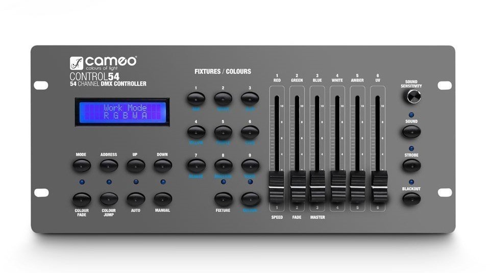 Cameo CONTROL 54 Pupitre d'éclairage Cameo 
                                4049521214530 
                                CLCONTROL54 