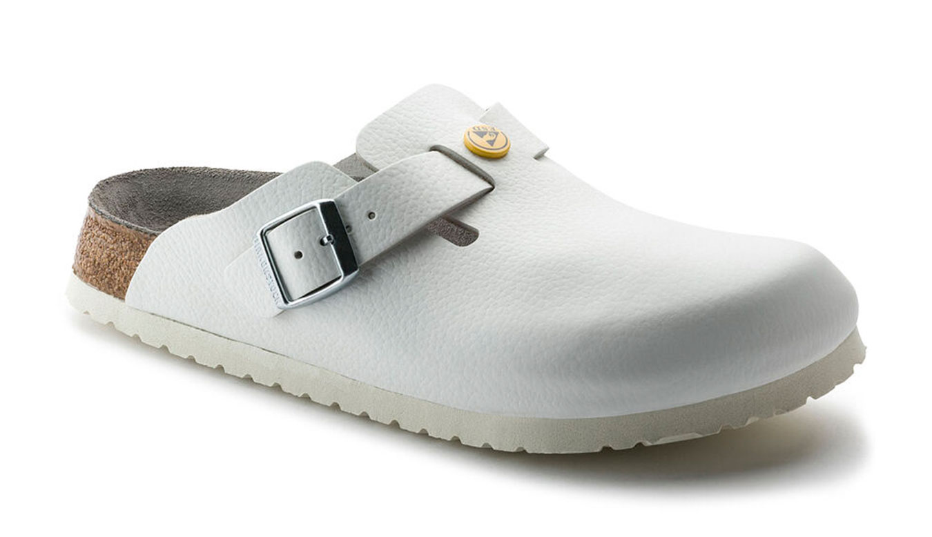 Birkenstock Boston ESD Natural Leather Regular Fit Birkenstock 
                                4052001208318 
                                 