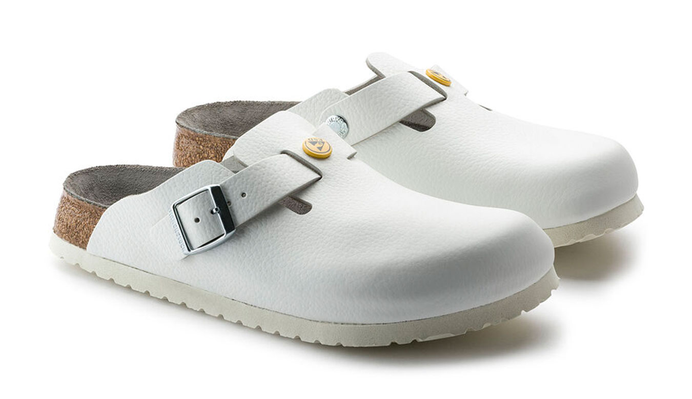 Birkenstock Boston ESD Natural Leather Regular Fit Birkenstock 
                                4052001208318 
                                 