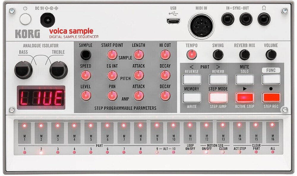 Korg Volca Sample 2 Sampler Korg 
                                4959112227736 
                                KRVOLCASAMP2 