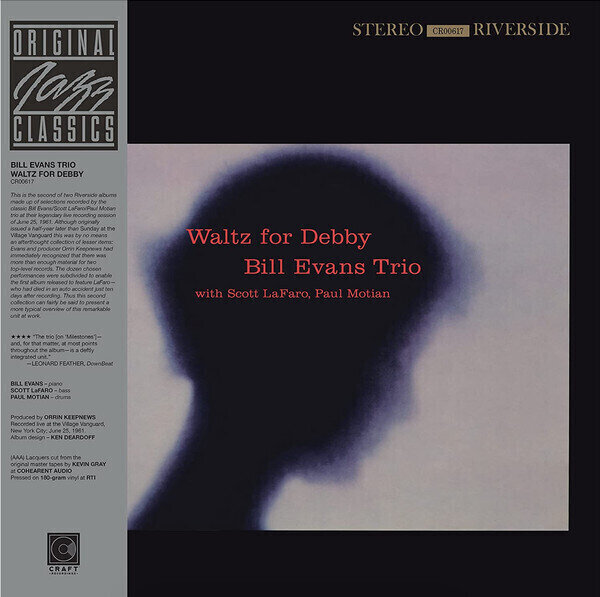 Bill Evans - Waltz For Debby (Original Jazz Classics Series) (Reissue) (180g) (LP) Bill Evans 
                                888072504844 
                                888072504844 