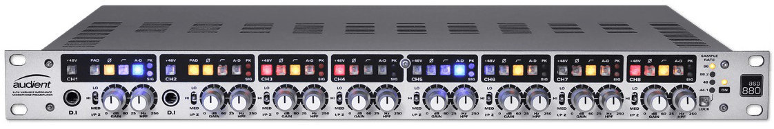 Audient ASP 880 Pré-ampli pour microphone Audient 
                                 
                                ASP880 