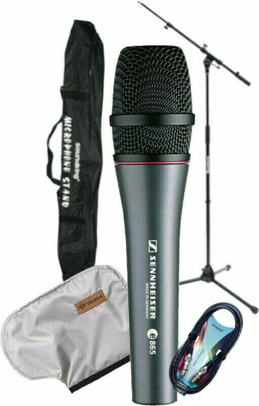 Sennheiser E865 SET Microphone de chant à condensateur Sennheiser 
                                 
                                E865-SET 