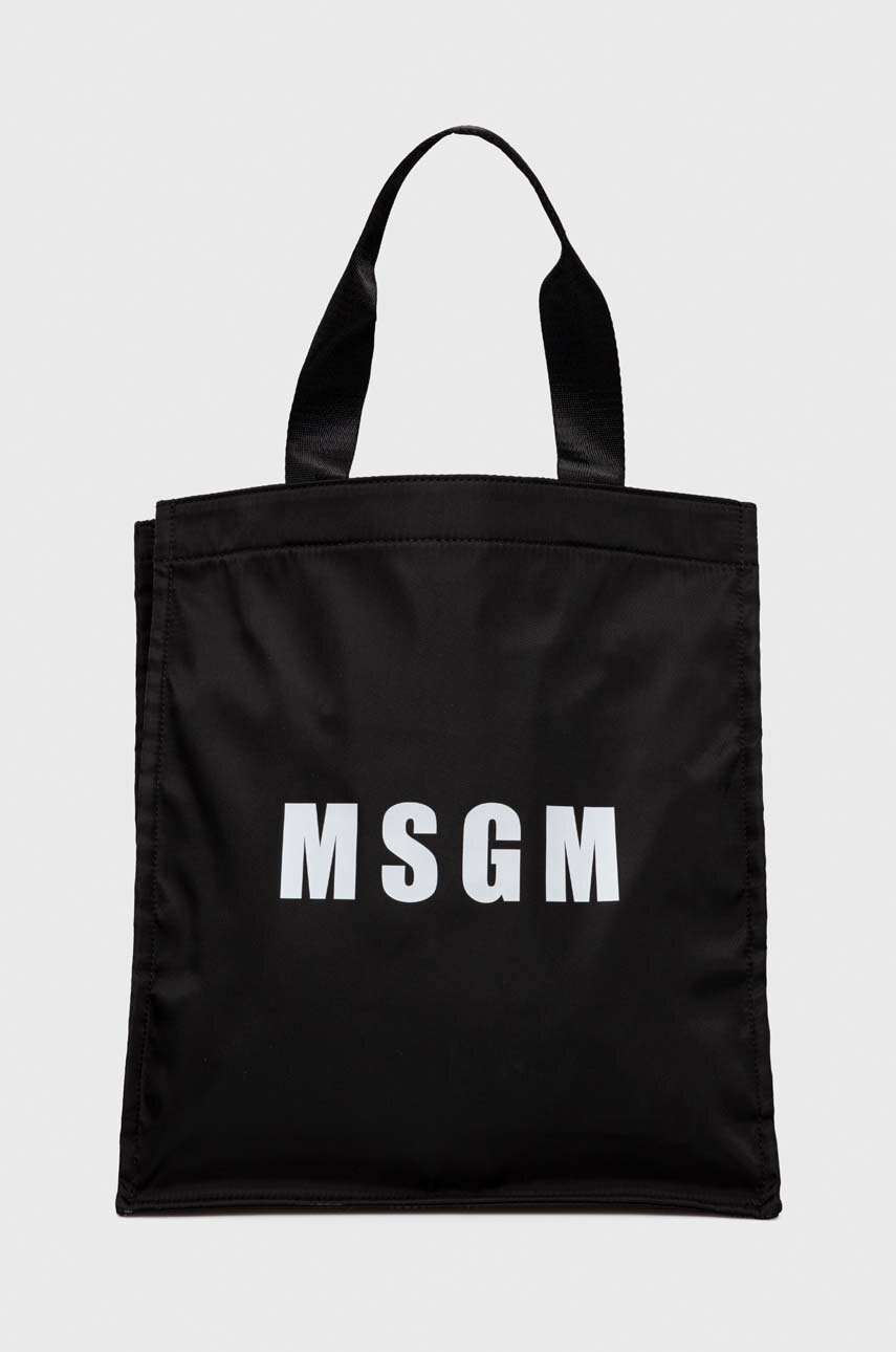 Taška MSGM černá barva