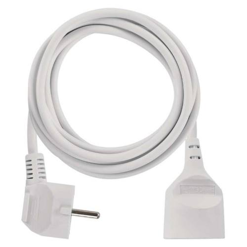 Kabel prodlužovací, 2m / 250V, bílá