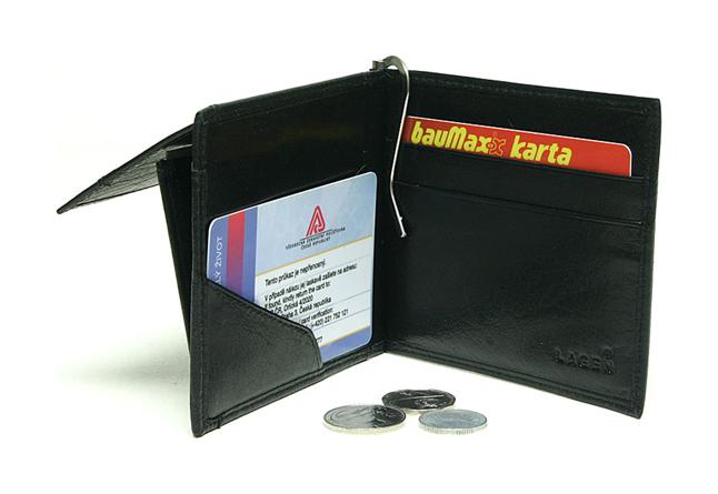 Lagen Dolarovka kožená W2018 Černá