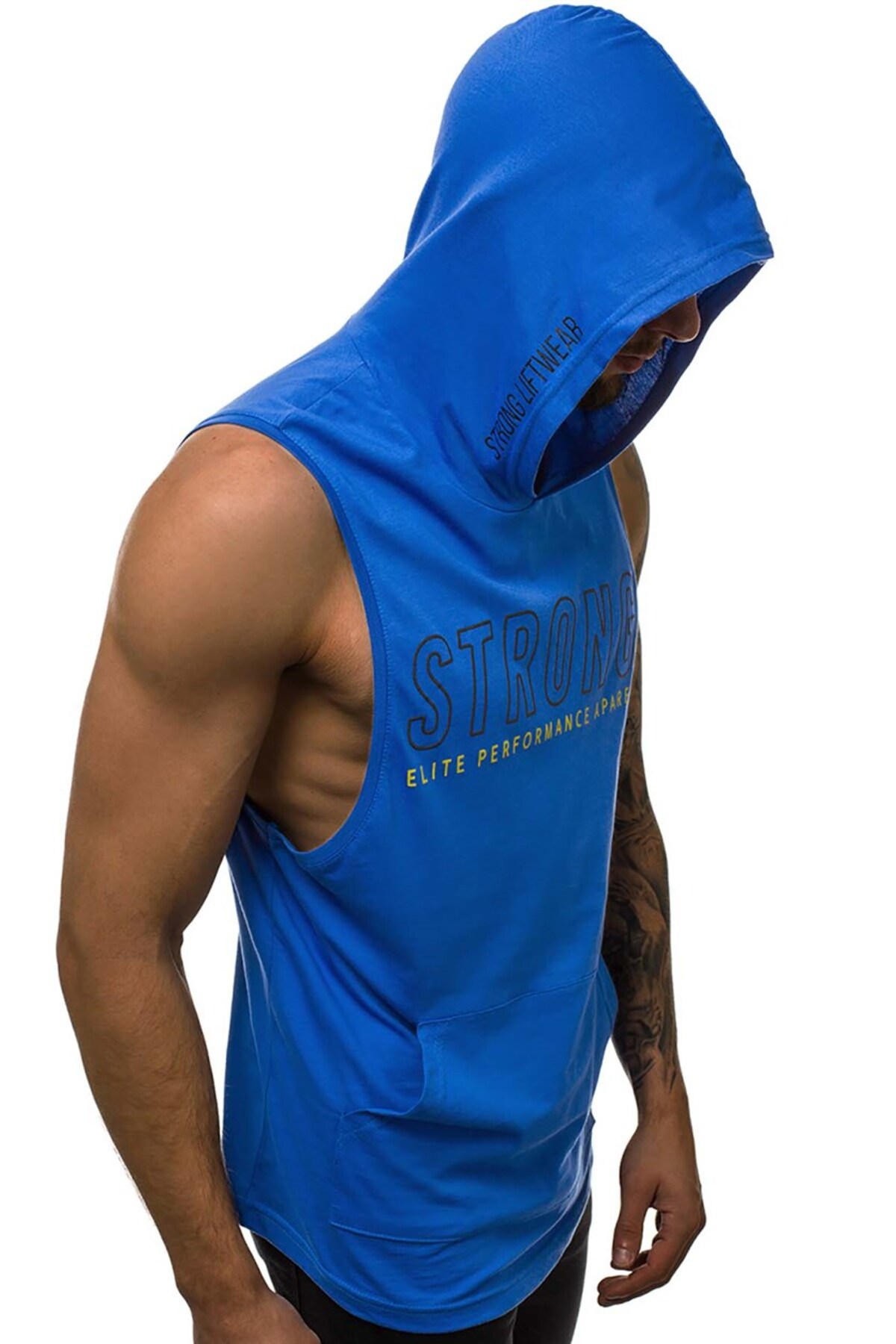 Madmext Indigo Hooded Undershirt 2992