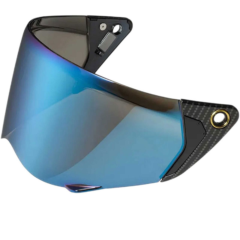 Scorpion KDF19 EXO-HX1 Blue Mirror Visor Größe