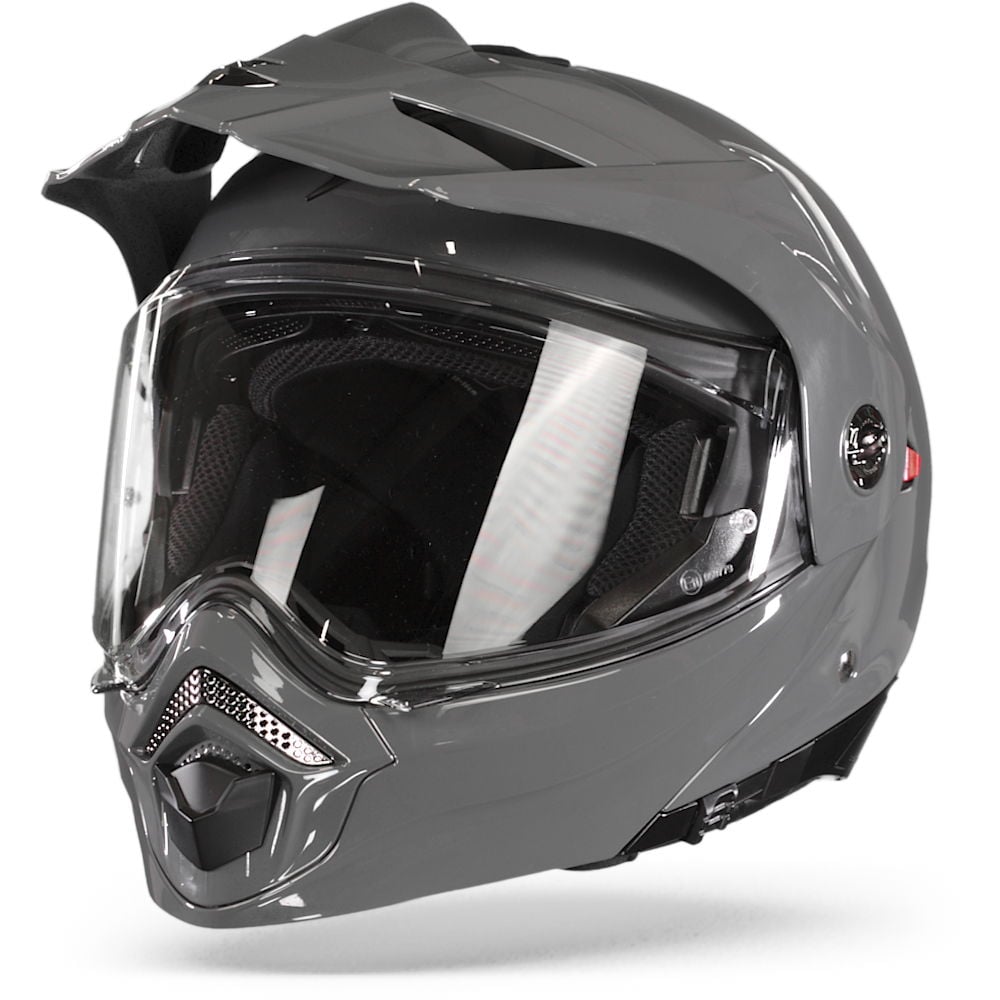 Scorpion ADX-2 Solid Cement Grau Endurohelm Größe XL