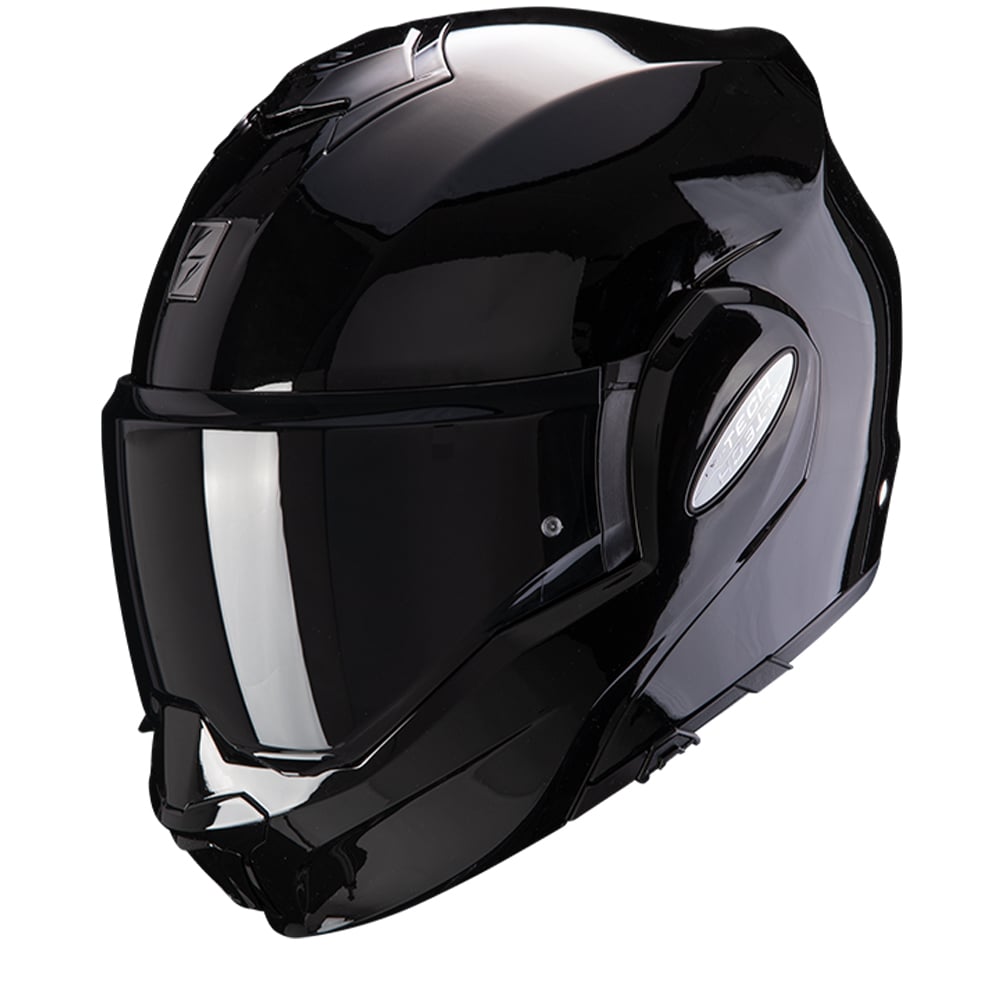 Scorpion Exo-Tech Evo Solid Schwarz Klapphelm Größe XS