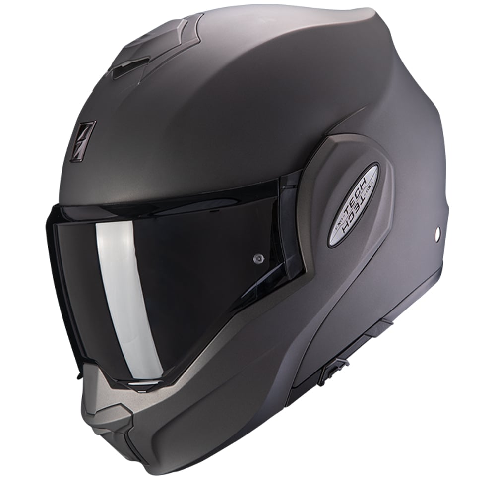 Scorpion Exo-Tech Evo Solid Matt Anthrazit Klapphelm Größe XL