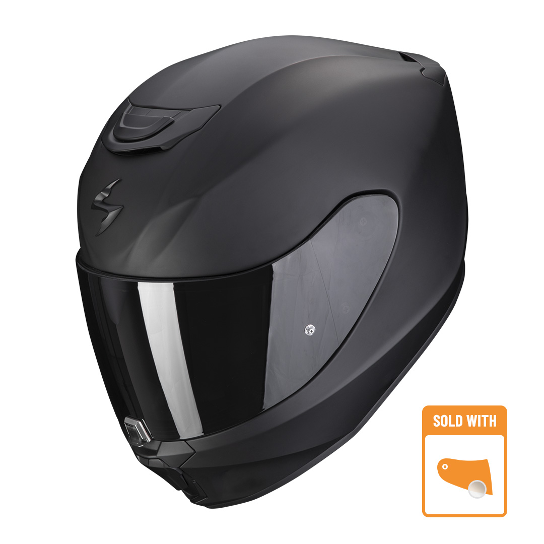 Scorpion Exo-391 Solid Matt Schwarz Integralhelm Größe 2XL