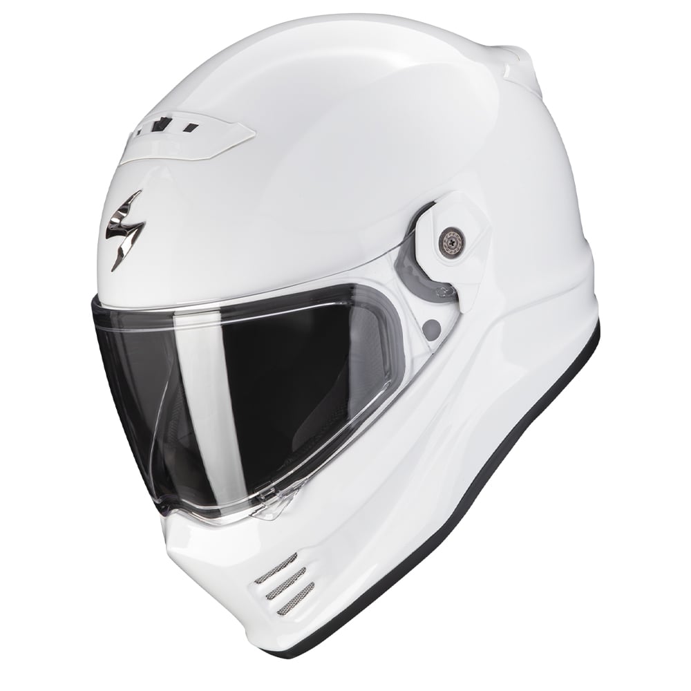Scorpion Covert FX Solid Weiß Integralhelm Größe S