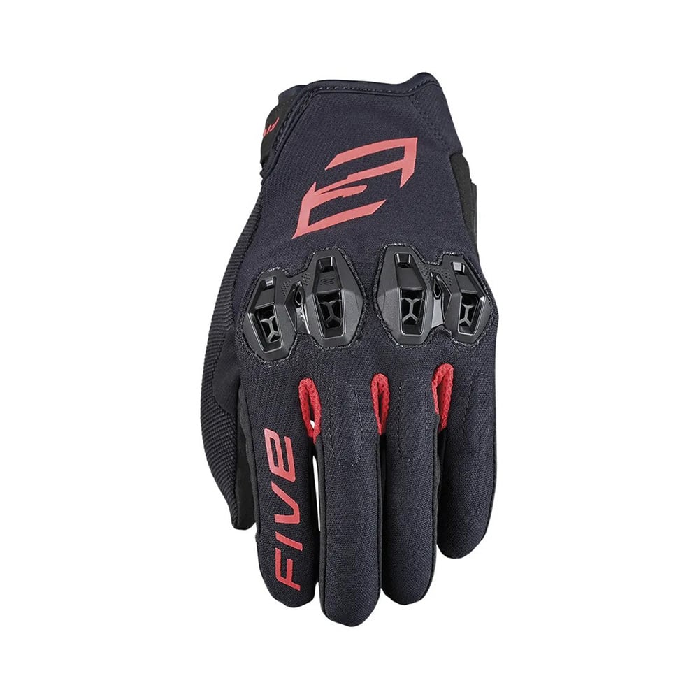 Five Tricks Gloves Black Red Größe M
