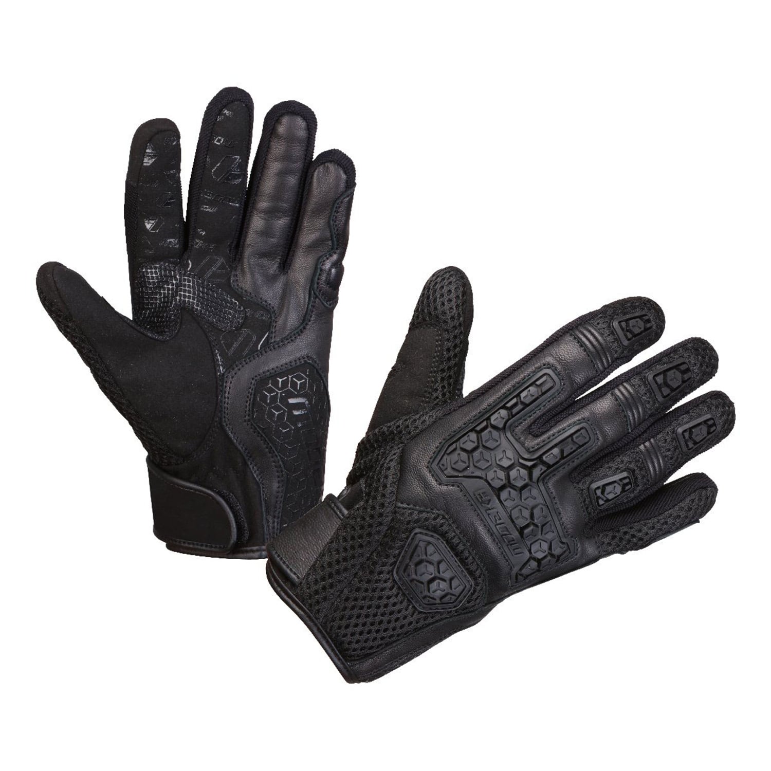 Modeka Dracon Mesh Schwarz Handschuhe Größe 8