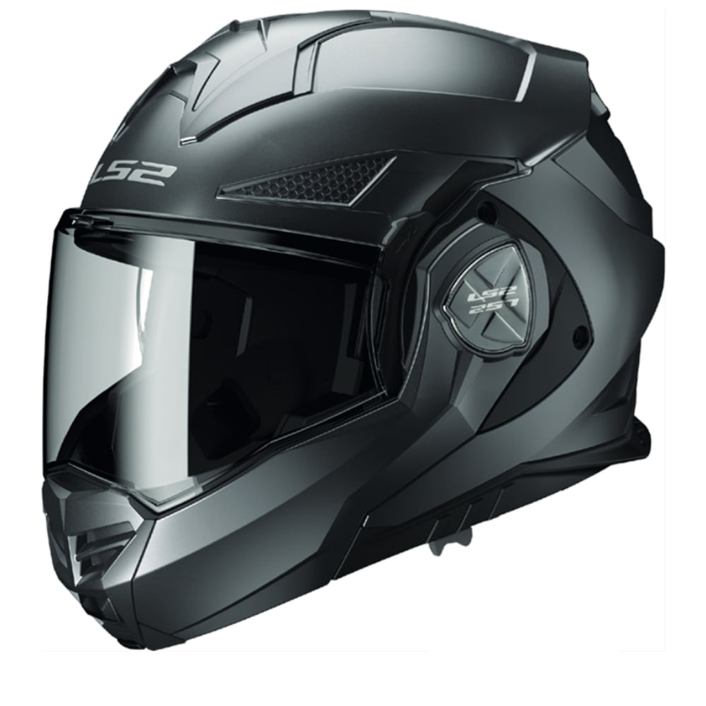 LS2 FF901 Advant X Solid Matt Titanium Klapphelm Größe S
