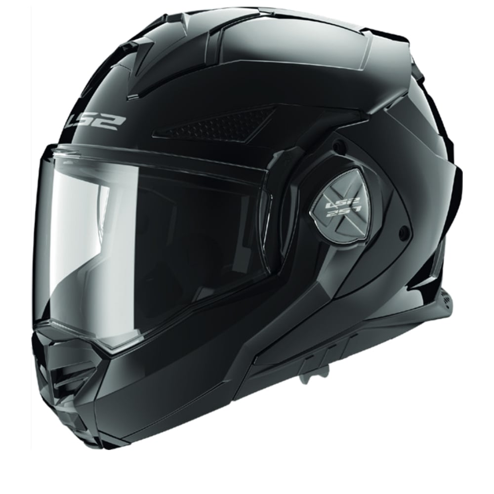 LS2 FF901 Advant X Solid Glanz Schwarz Klapphelm Größe S
