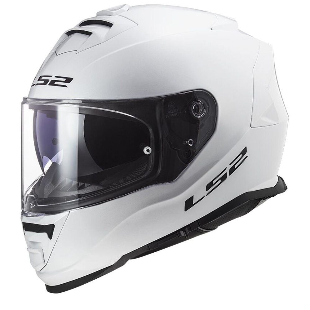 LS2 FF800 Storm II Solid White Full Face Helmet Größe 3XL