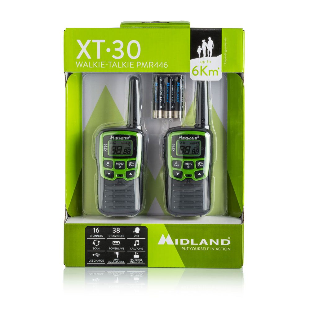 Midland XT30 Walkie Talkie Set Größe