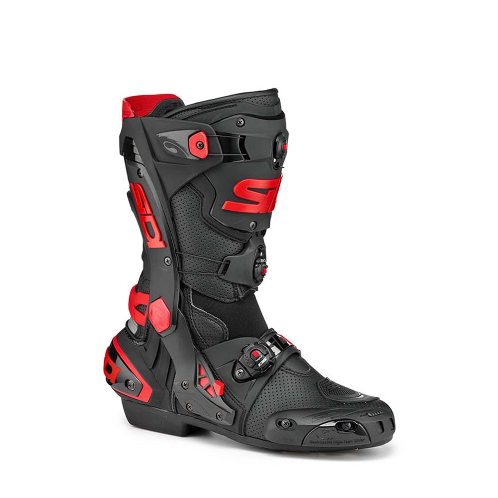 Sidi Rex AIR Boots Black Red Größe 45