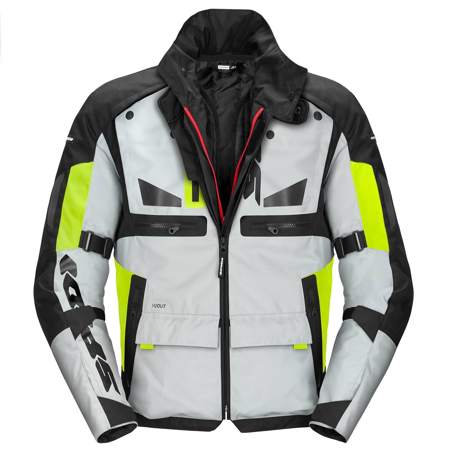 Spidi Crossmaster Jacket Yellow fluo Größe M