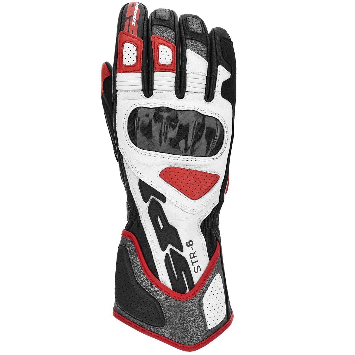 Spidi Str-6 Rot Handschuhe Größe S