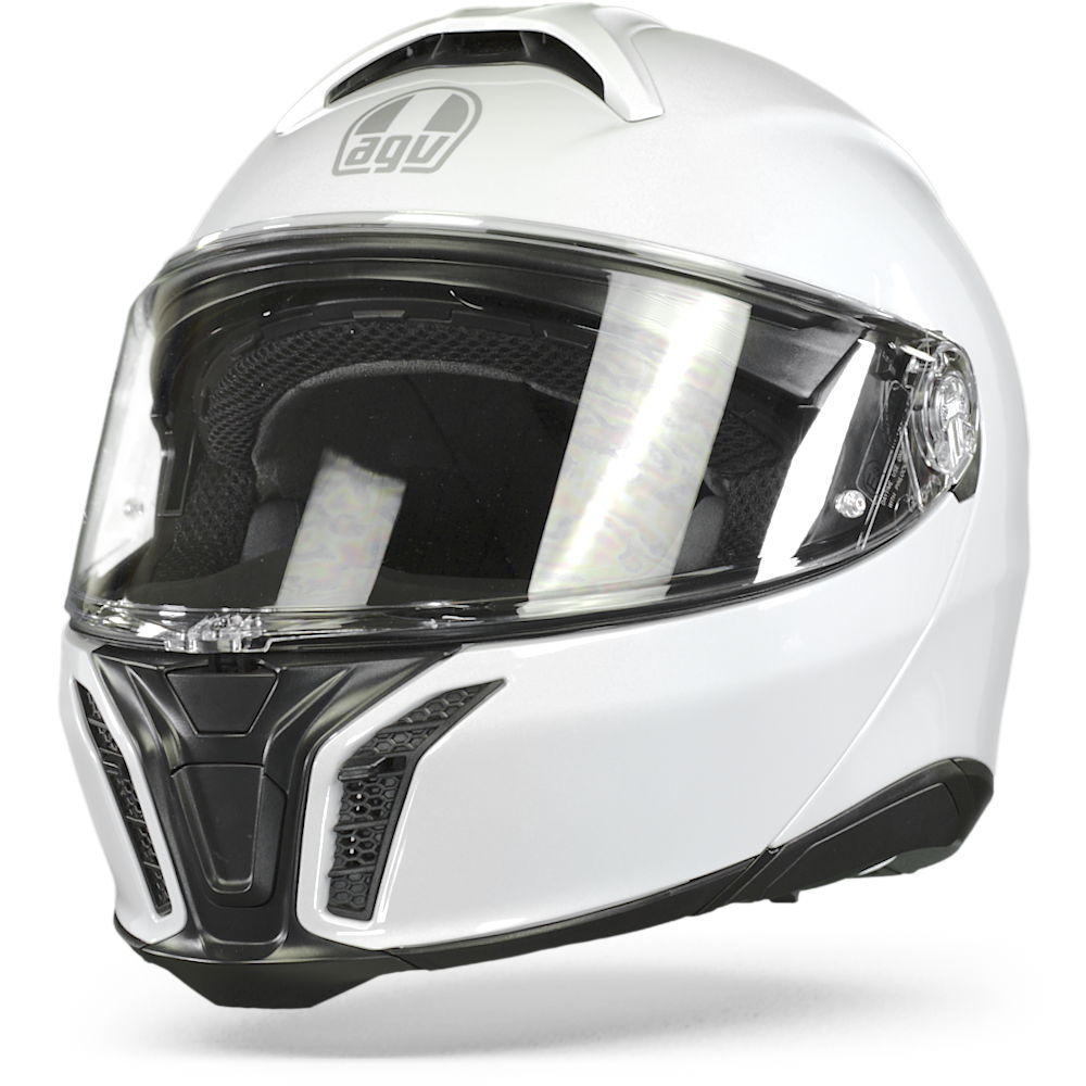 AGV Tourmodular Solid Stelvio Weiß Klapphelm Größe M