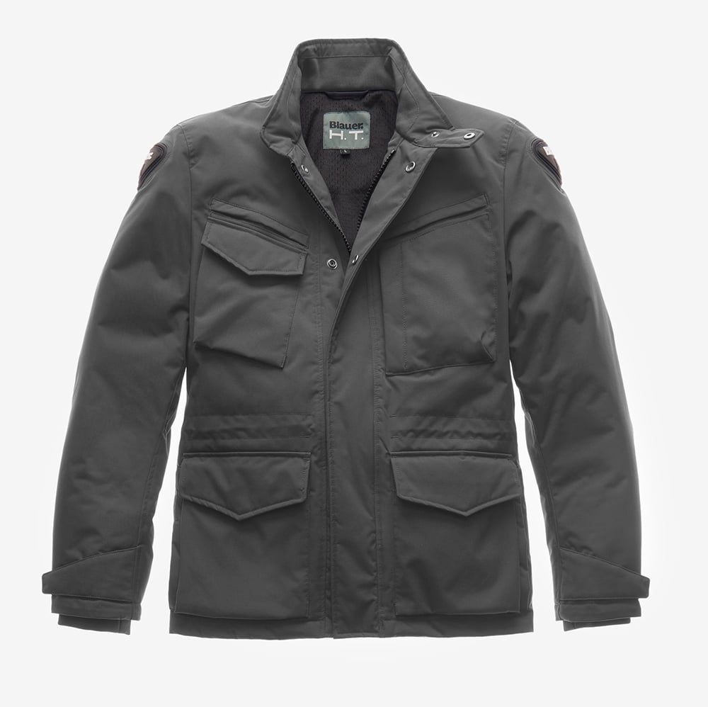 Blauer Ethan Winter Solid Antracite Jacke Größe 2XL