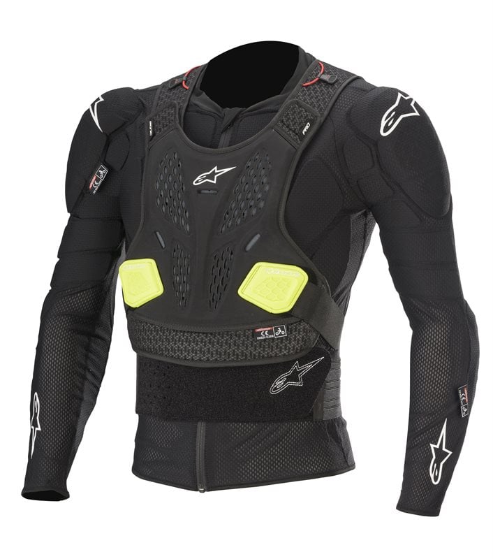 Alpinestars Bionic Pro V2 Schwarz Gelb Fluo Größe M